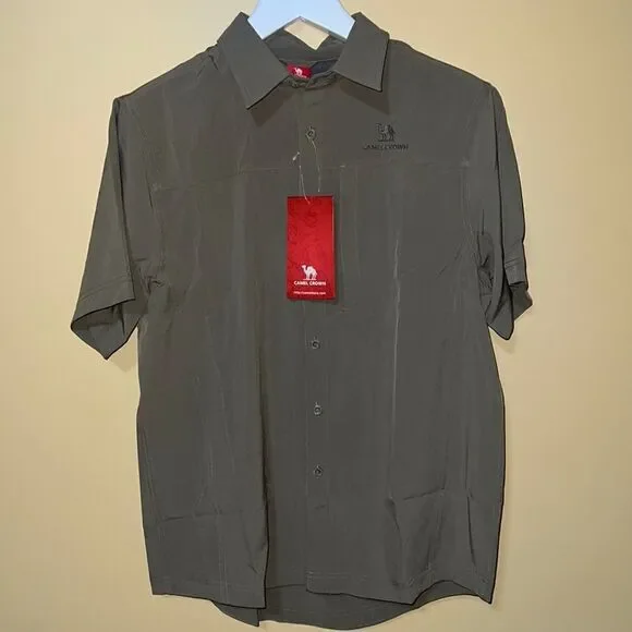 CAMEL CROWN quick dry button up shirt. Small. NWT - Picture 1 of 8